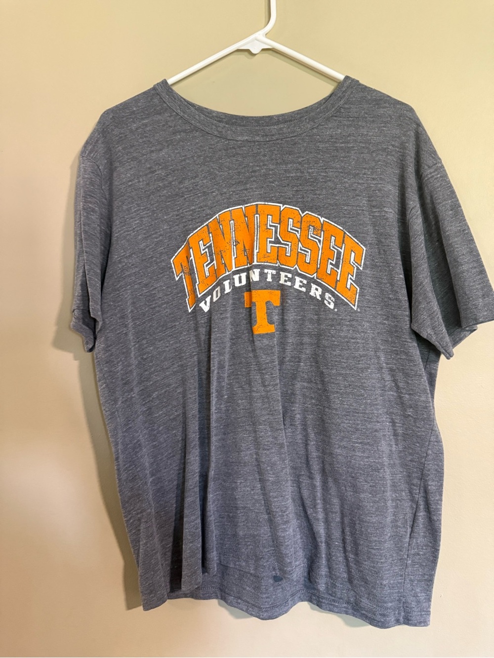 Pro Edge Tennessee Volunteers Gray Tee with Orange Logo
